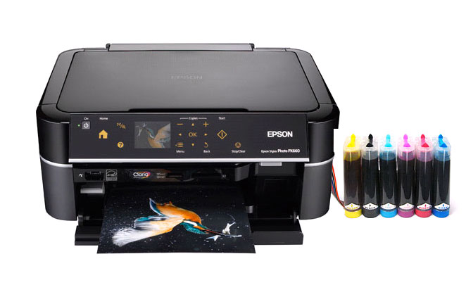 Epson Stylus Photo PX660 с СНПЧ Epson Stylus Photo PX660 с СНПЧ