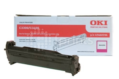 Драм-картридж Oki 43460206 для C3300 / 3400 / 3450 / 3600 Magenta (пурпурный) 15K