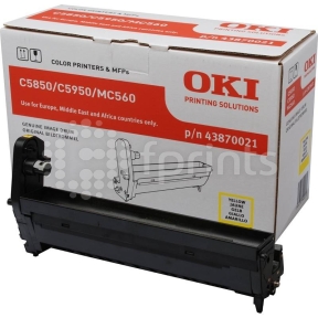 Драм-картридж Oki 43870021 для C5850 / 5950 / MC560 Yellow (желтый) 20K