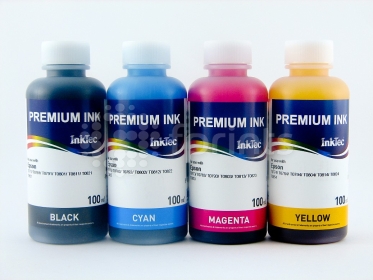 Чернила Epson L110, L210, L300, L355 4 цвета по 100 мл. (InkTec)