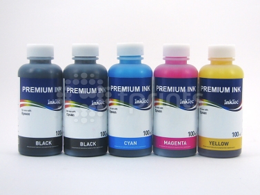 Чернила Epson XP-600, XP-605, XP-700, XP-800, XP-820 5 цветов по 100 мл. (InkTec)