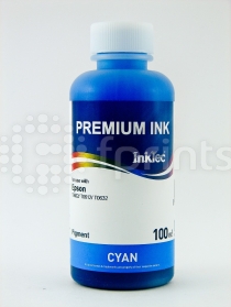 Чернила Epson WF-7015 Cyan 100 мл. (InkTec)