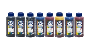 Чернила OCP для Epson R2400 комплект 8 цветов по 100 гр.