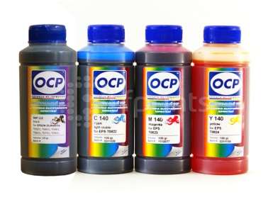Чернила OCP для Epson XP-103, XP-203, XP-207 комплект 4 цвета по 100 гр.