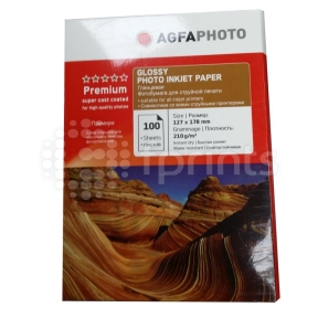 Фотобумага AGFA 13 X 18 210 г/м глянцевая 100 листов