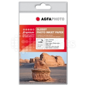 Фотобумага AGFA А6 210 г/м глянцевая 100 листов