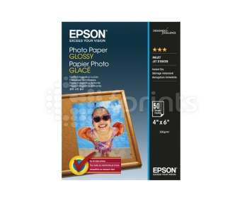 Фотобумага Epson Photo Paper 10х15 (А6) 200 г/м глянцевая 50 л.