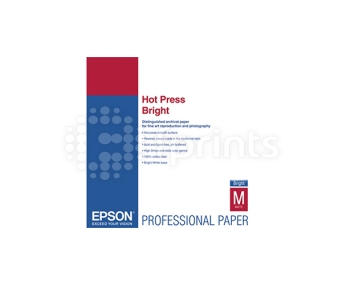 Фотобумага Epson Fine Art Hot Press Bright A2 25 листов.