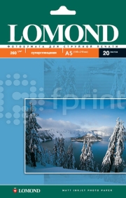 Фотобумага Lomond А5 260 г/м суперглянцевая 20 л.