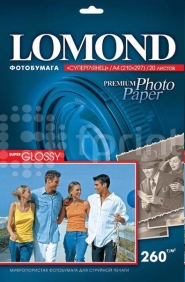 Фотобумага Lomond А3 260 г/м суперглянцевая 20 л.