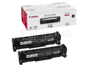 Лазерный картридж Canon 718BK Black 2 шт.