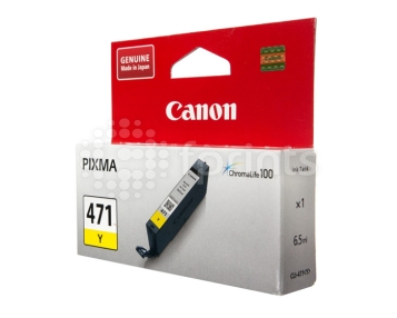 Картридж Canon CLI-471Y желтый