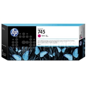 Картридж струйный 745 HP F9K01A 300 мл. Magenta для HP DJ Z2600 / 5600