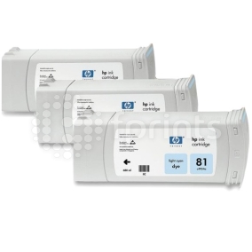 Картридж HP C5070A 81 Light Cyan (3-pack C4934A) для HP DJ 5000 / 5500