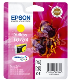 Картридж Epson T0734 Yellow