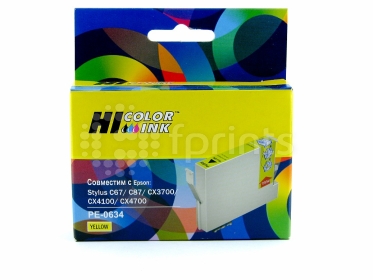 Картридж Hi-Black для Epson PE-0634 (T0634) Yellow