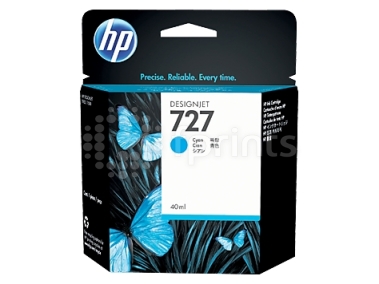 Картридж HP №727 (B3P13A) Cyan голубой 40 мл.