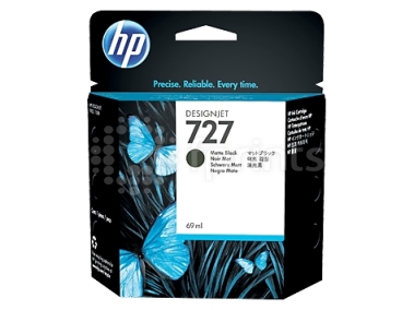 Картридж HP №727 (C1Q11A) Matte Black черный фото 69 мл.