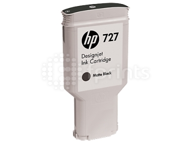 Картридж HP №727 (C1Q12A) Matte Black матовый черный 300 мл.