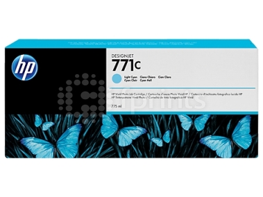 Картридж HP №771С (B6Y12A) Light Cyan светло голубой 775 мл.