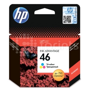 Картридж HP 46 (CZ638AE) трехцветный