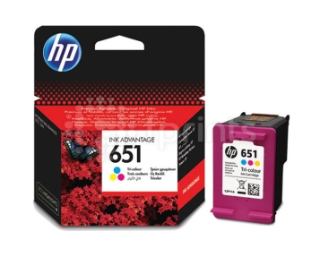 Картридж HP 651 (C2P11AE) трехцветный