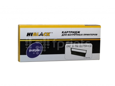 Матричный картридж Hi-Black для Epson M31 / M930 (C43S015369) Purple 10 м.