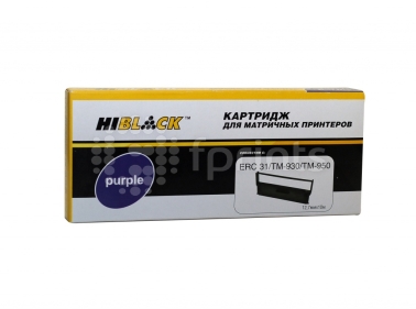 Матричный картридж Hi-Black для Epson ERC-31 (C43S015369) Purple 10 м.