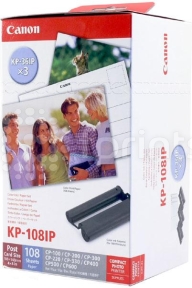 Набор картридж+бумага Canon KP-108 IN / IP цветной
