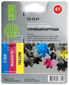 Картридж Cactus CS-CL41 Color