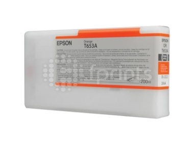 Картридж Epson T653A Orange 200 мл.