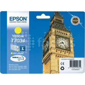 Картридж Epson T7034 Yellow