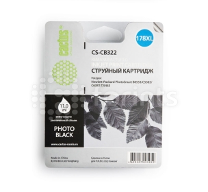 Картридж Cactus CS-CB322 Photo Black