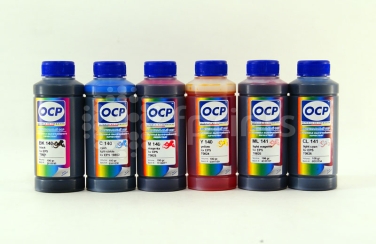 Чернила OCP для Epson 1500W комплект 6 цветов по 100 гр.