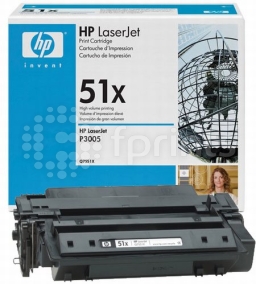 Лазерный картридж HP 51X (Q7551X) Black