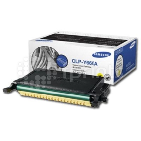 Лазерный картридж Samsung CLP-Y660A Yellow