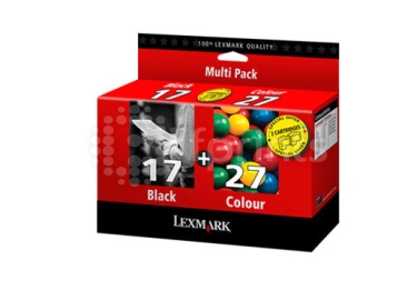Набор картриджей Lexmark 17 + 27 (80D2952) цветной