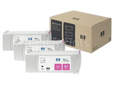 Набор картриджей HP №81 (C5068A) Magenta пурпурный