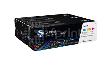 Оригинальные лазерные картриджи HP 131A (U0SL1AM) CMY 3 шт.