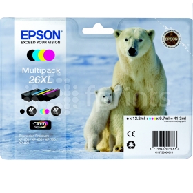 Набор картриджей Epson 26XL повышенной емкости для XP-600 / XP-700 / XP-800 C13T26364010
