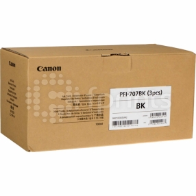 Картридж Canon PFI-707 BK Black для iPF 830 / 840 / 850 700 мл. (3 PCS) 9821B003