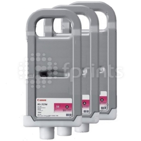 Картридж Canon PFI-707 Magenta (пурпурный) Magenta для iPF 830 / 840 / 850 700 мл. (3 PCS) 9823B003