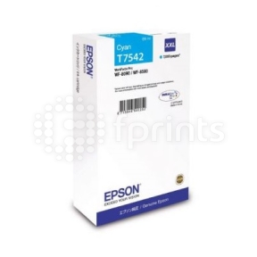 Картридж Epson I / Cyan (голубой) (c) WF-8090 / 8590 XXL Cyan (голубой) C13T754240