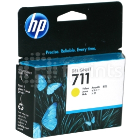 Картридж HP DJ T120 / T520 CZ132A, 711, Yellow (желтый), 29мл