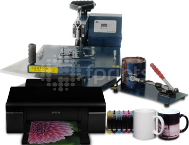 Термопресс 6 в 1 (30 х 38) с сублимационным принтером A4 Epson Stylus Photo P50 (6 цветов)