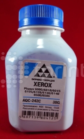 Тонер Xerox Phaser 6000 / 6010 / 6015 / 6125 / 6130 / 6140 / 6500 Cyan 30 гр. AQC