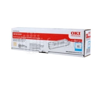 Тонер-картридж Oki C810, C830 Cyan