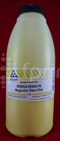 Тонер для Konica Minolta Magicolor 2400 / 2430 / 2450 / 2480 / 2490 / 2500 / 2530 / 2550 / 2590 Yellow (фл. 175г) AQC